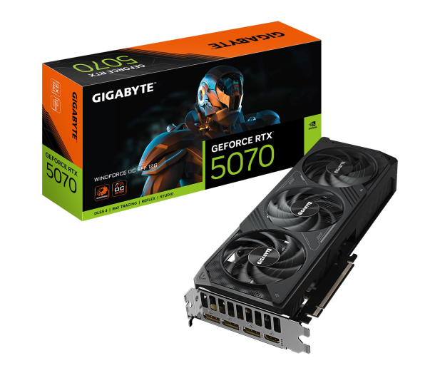 GIGABYTE GeForce RTX 5070 Windforce OC 12GB GDDR7 DLSS4 - 1318534 - zdjęcie